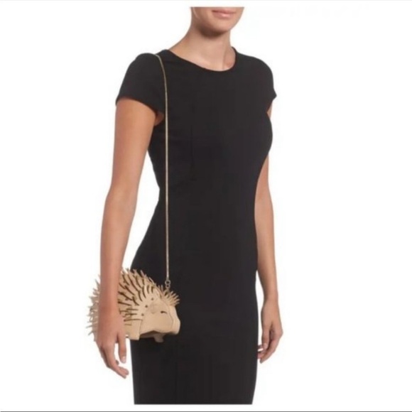 Kate Spade Bag Baja Bound Porcupine Hedgehog Leather Crossbody Multi GUC - Picture 10 of 10